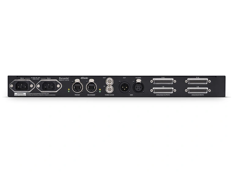 Focusrite RedNet A16R MkII 16 kanaler AD/DA med gain trim 
