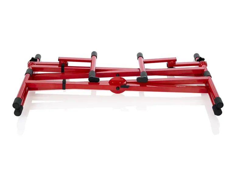Gator Frameworks GFW-KEY-5100XRED X-Style Keyboard Stand; Red Color 