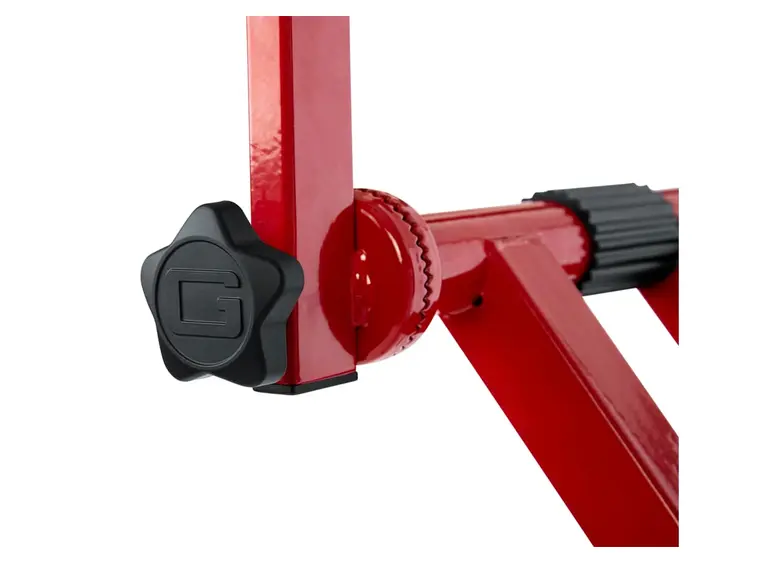 Gator Frameworks GFW-KEY-5100XRED X-Style Keyboard Stand; Red Color 