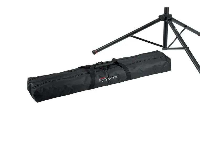 Gator Frameworks GFW-SPK-2000SET Pair Adjustable Speaker Stands with Bag 