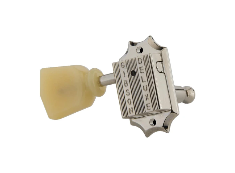 Gibson S&A Vintage Nickel Machine Heads Yellow Buttons MH-050 