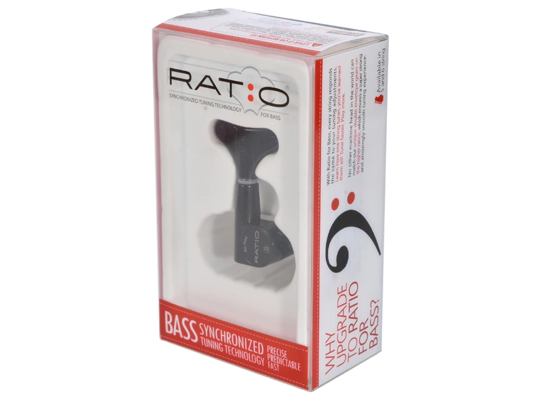 Graph Tech PRB-6330-B0 Ratio Bass Machine Heads 3+3 - Black 