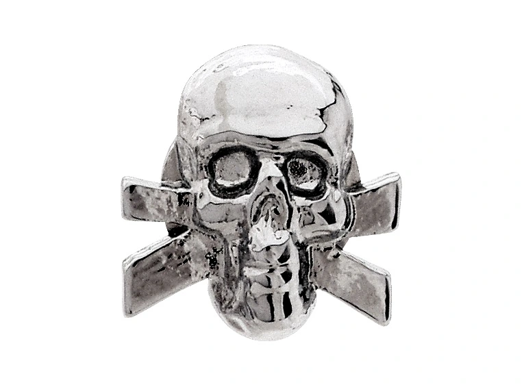Grover S 610C - Artist Strap Buttons Skull - Chrome 