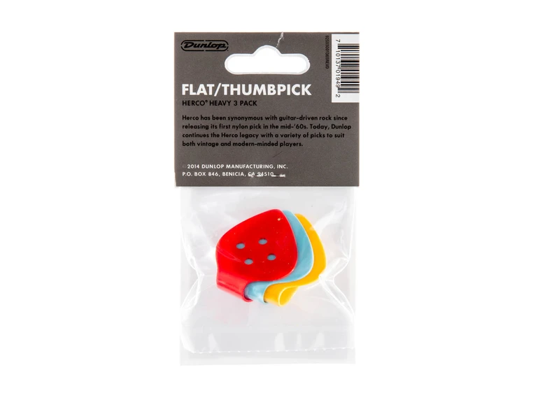 Herco HE113P Tommelplekter Heavy, 3-pack 