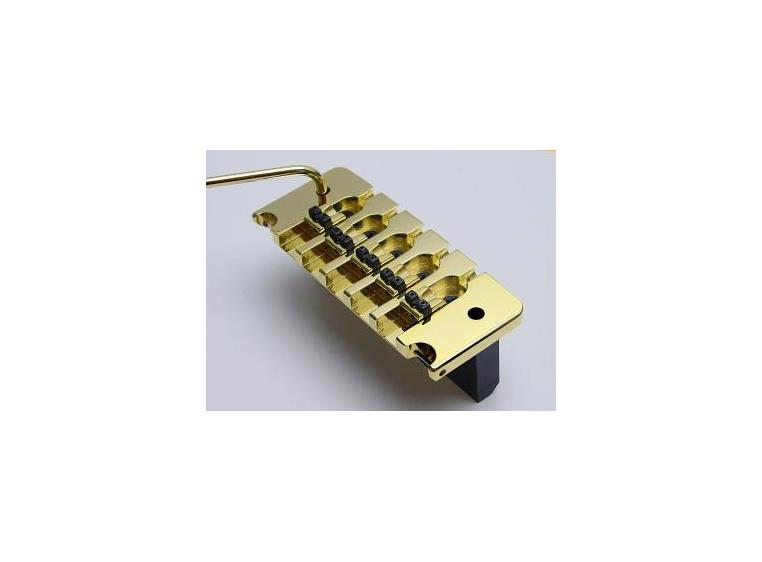 Hipshot 5-String Bass Tremolo .669" / 17 mm Spacing - Gold