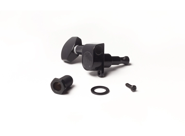 Hipshot Classic Closed Guitar Tuning Machine - Treble Side (Right) - Black 