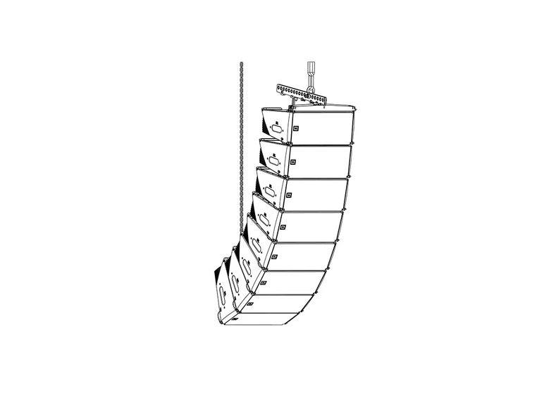 JBL SRX900LA PB pull-back brakett til SRX900 høyttalere 