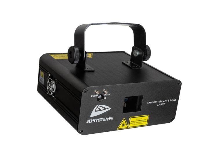 JB Systems Smooth Scan-3 Mk2 Laser 50 mW Grønn + 100mW