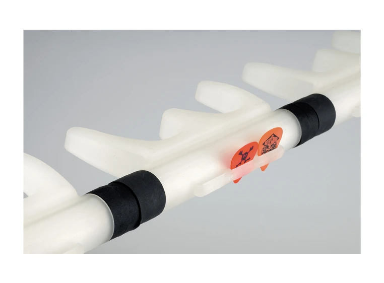 K&M 17515 FIVE Gitarstativ »Guardian 5« sort/gjenomsiktig 