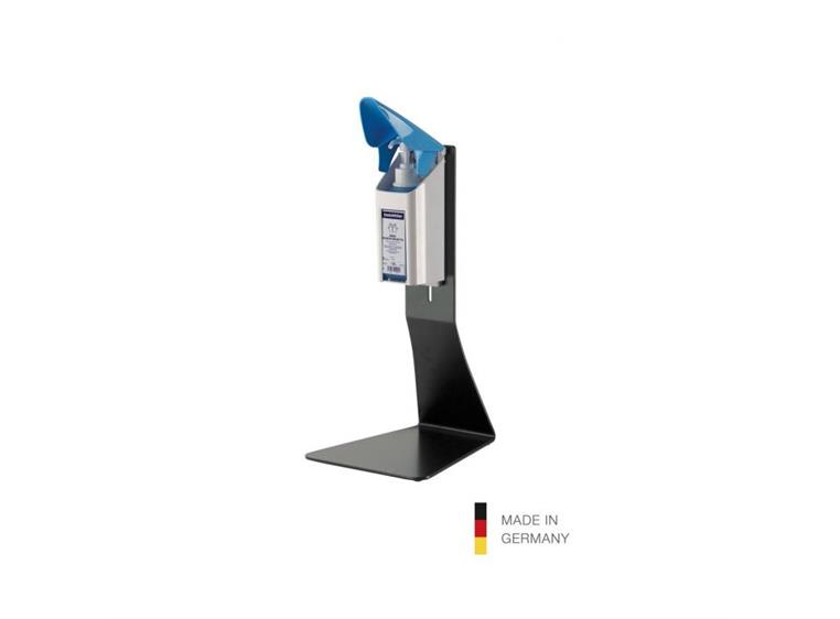 K&M 80360 Disinfectant disp Table stand Black