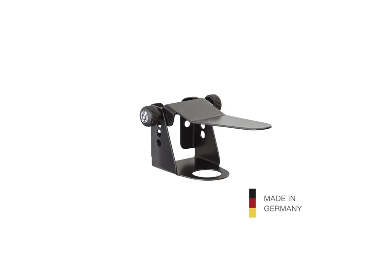 K&M 80398 Holder with lever for Disinfectan,32mm, black 
