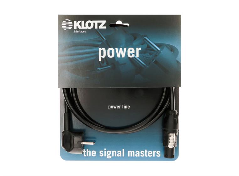 Klotz 3G 1.5 mm2 Schuko Vinkel - powerCON TRUE1 3m