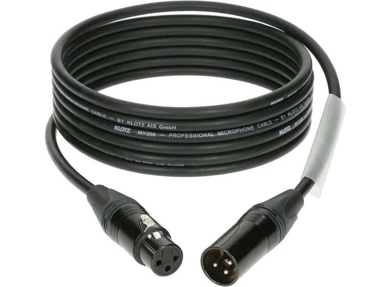 Klotz 3XM1T black M sleeve 5m 