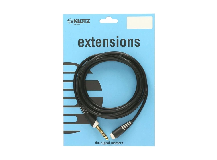 Klotz AS-EX6 extension jack-M - mini jack-F 6m 