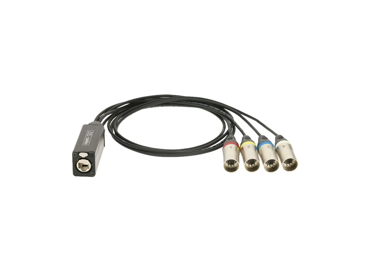 Klotz CATLink EtherCON til 4X 5p. XLR Male DMX input 