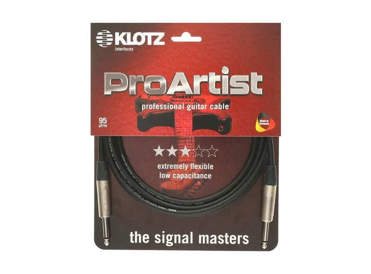 Klotz PRON-PR PRO ARTIST professional git cbl, str-angl 9m 