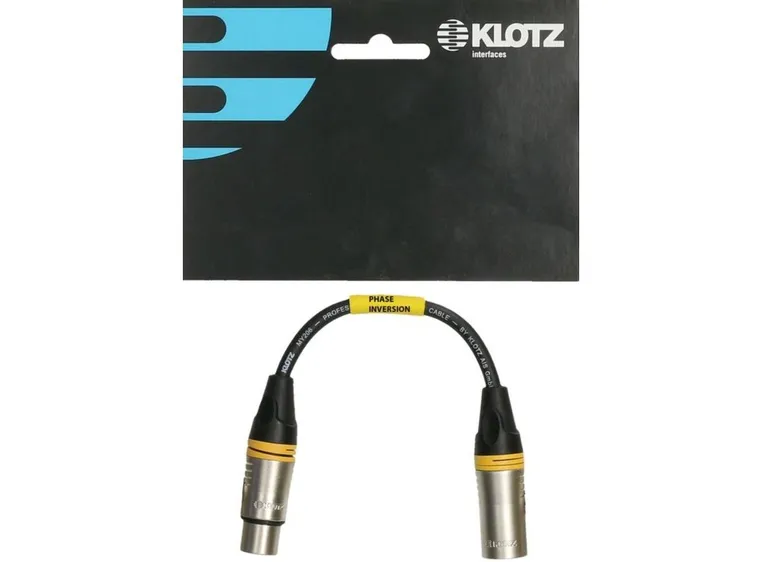 Klotz XLR-FM-PK XLR adapter cable Phase inversion 
