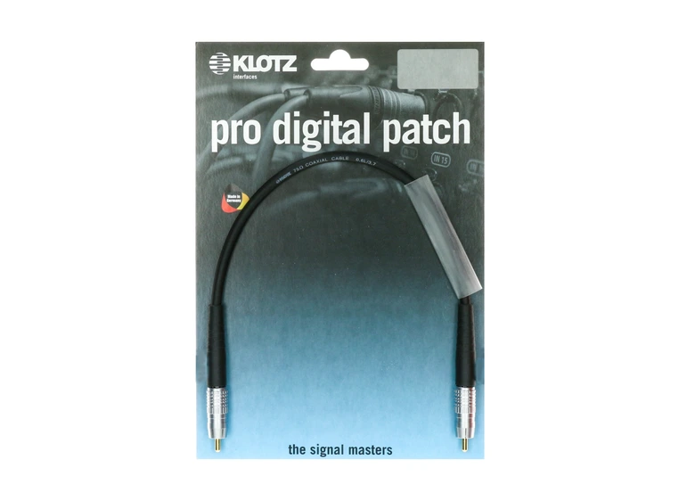 Klotz pro S/PDIF kabel Phono/ RCA 75 ohm 1m 