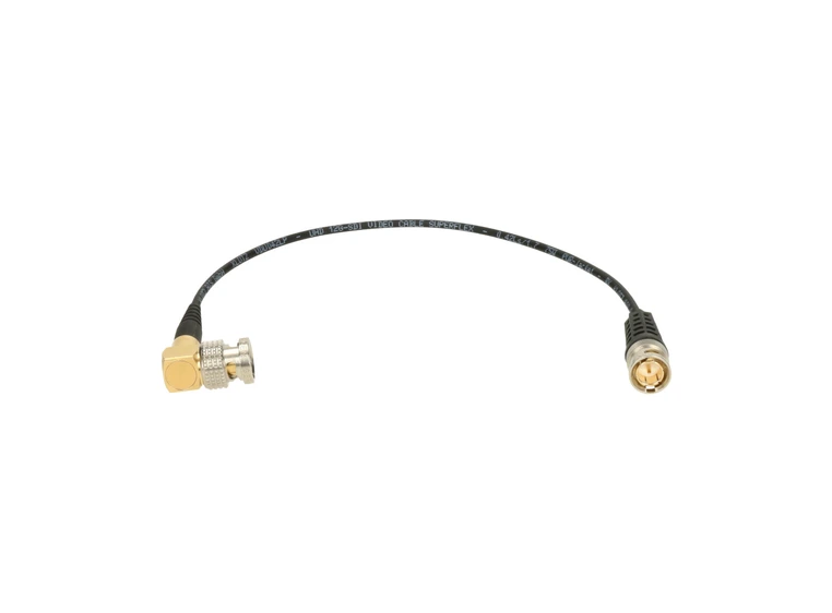 Klotz ultra thin Flex angled patch UHD 12G PUR Black 25cm 