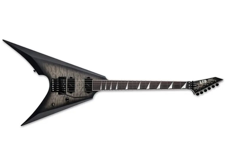 LTD Arrow-1000 QM Charcoal Burst Satin 