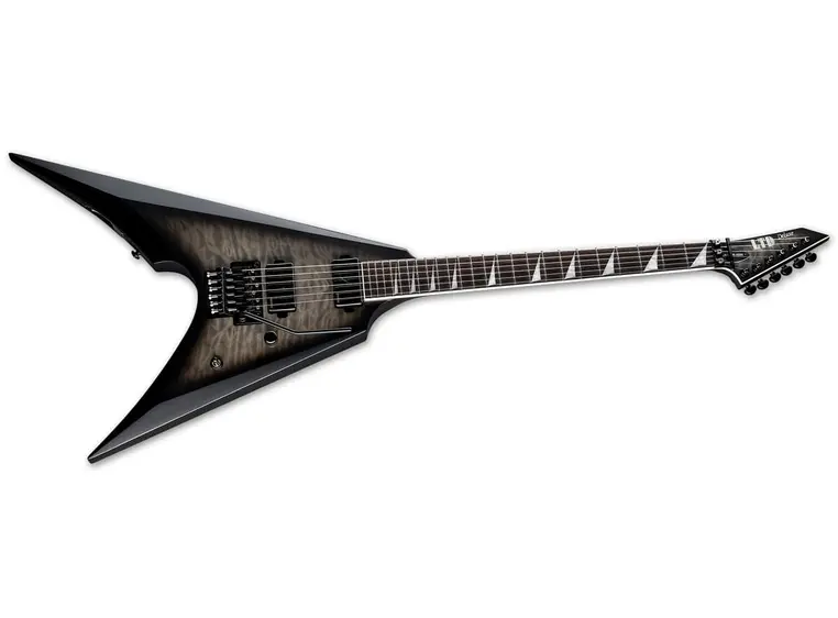 LTD Arrow-1000 QM Charcoal Burst Satin 