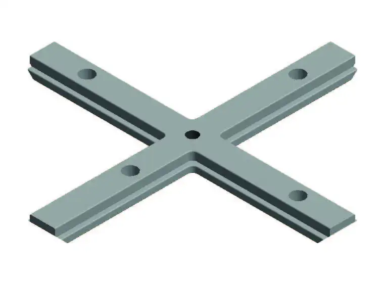 LUCENTI BW-M3 skjøtestykke 4 veis X-form For BW-100/BW-50. IP66 