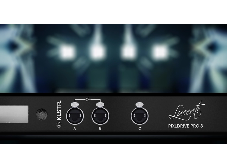 LUCENTI PixlDrive8 Pro Led Driver 8 x 24v/200W, 400 RGBW pixels per port 