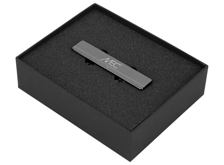 MEC Active J-Style Bass Pickup (Long) Metal Cover, Black Chrome 