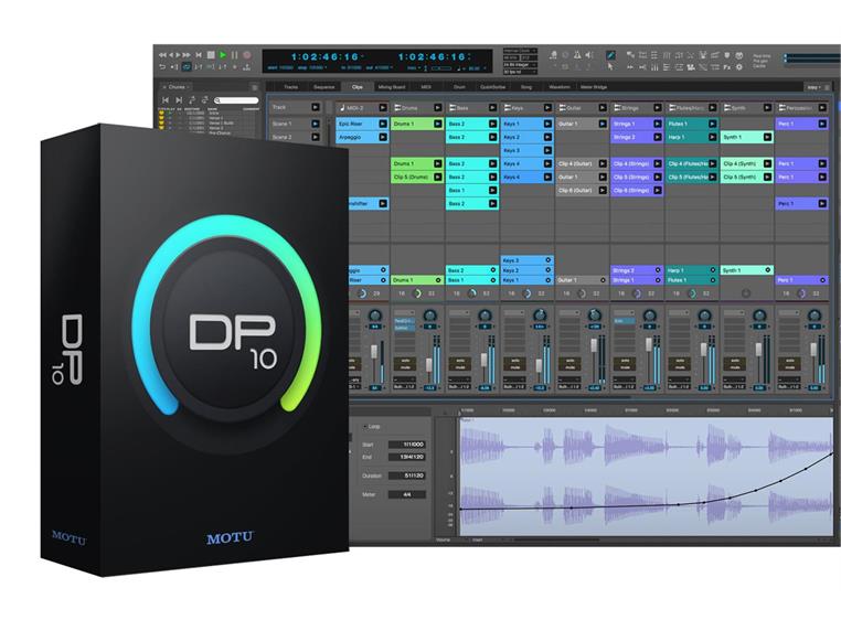 MOTU Digital Performer 10 Digital Audio Workstation DAW Mac/PC