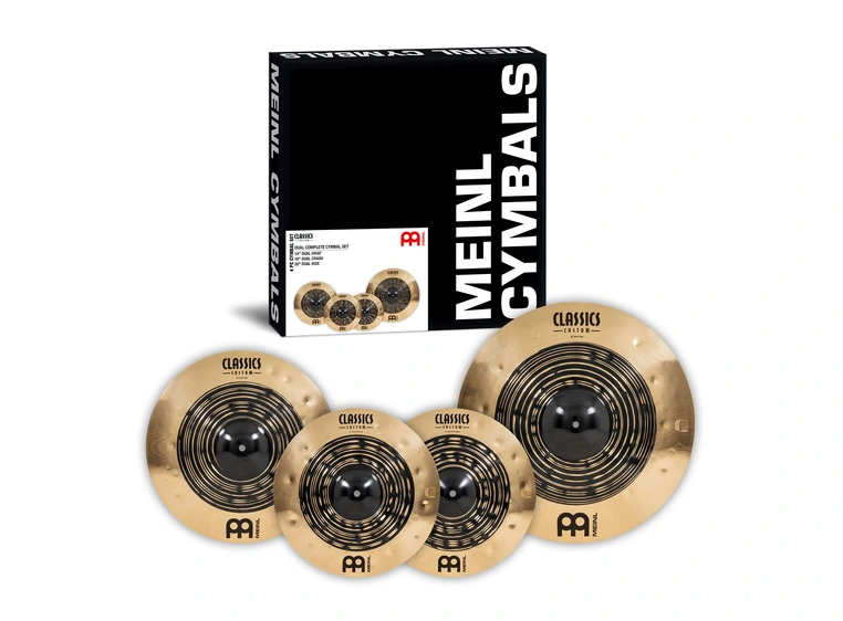 Meinl Cymbals CCDU141620 Meinl Classics Custom Dual Set, 14,16,20 
