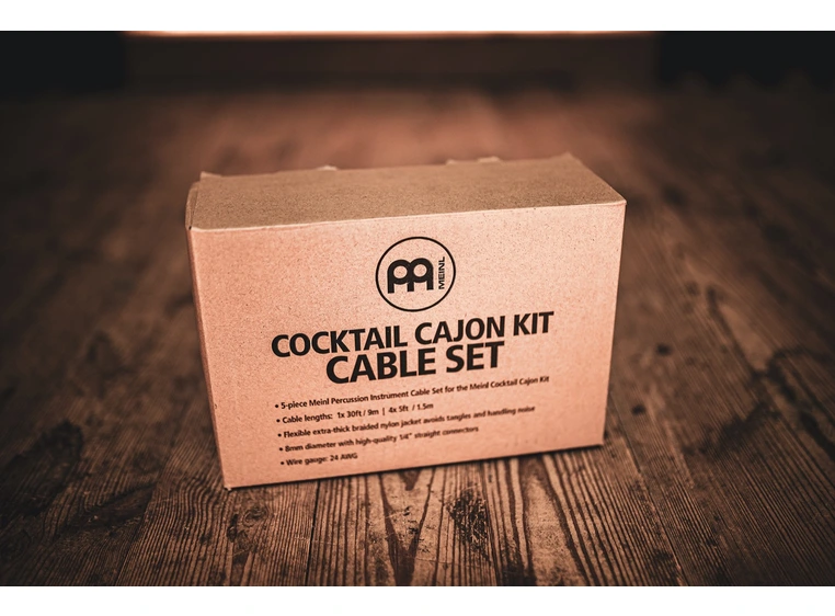 Meinl MPICS1 Percussion Cocktail Cajon Instrument Cable Set 