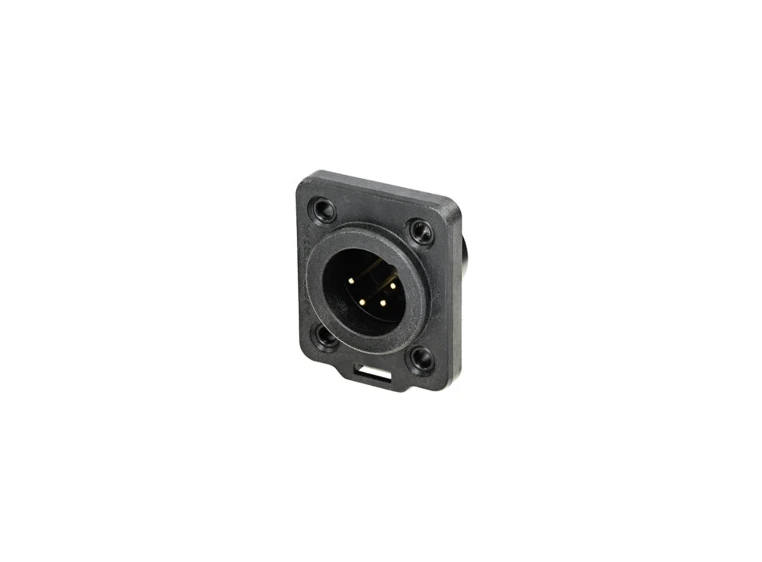 Neutrik NC4MDX-TOP XLR Chassis 4P Han Nikkel/Gull TOP 