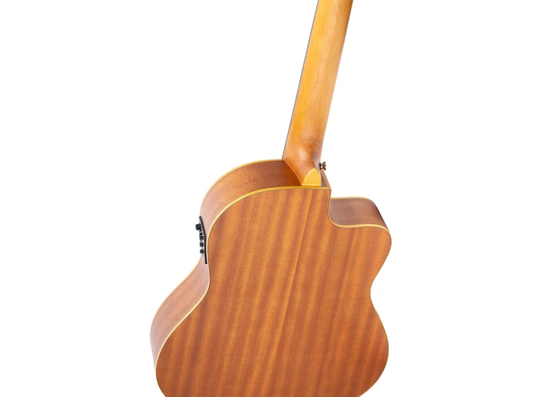 Ortega RCE125SN-L Klassisk gitar 4/4 Size, med mik, Thin, Slim Neck, Lefthand 