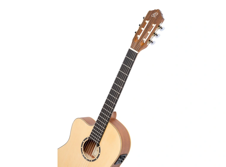 Ortega RCE125SN-L Klassisk gitar 4/4 Size, med mik, Thin, Slim Neck, Lefthand 