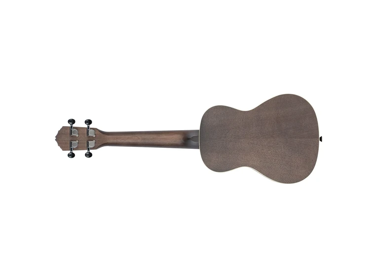 Ortega RUCOAL-L Concert ukulele Earth, See Thru Black, Lefthand 