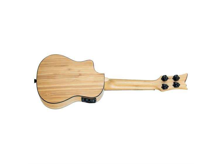 Ortega RUNAB-SO Sopran ukulele Med mik. og bag, Natural Solid Bamboo
