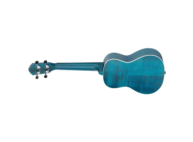 Ortega RUOCEAN-L Concert ukulele Earth, See Thru Blue, Lefthand 