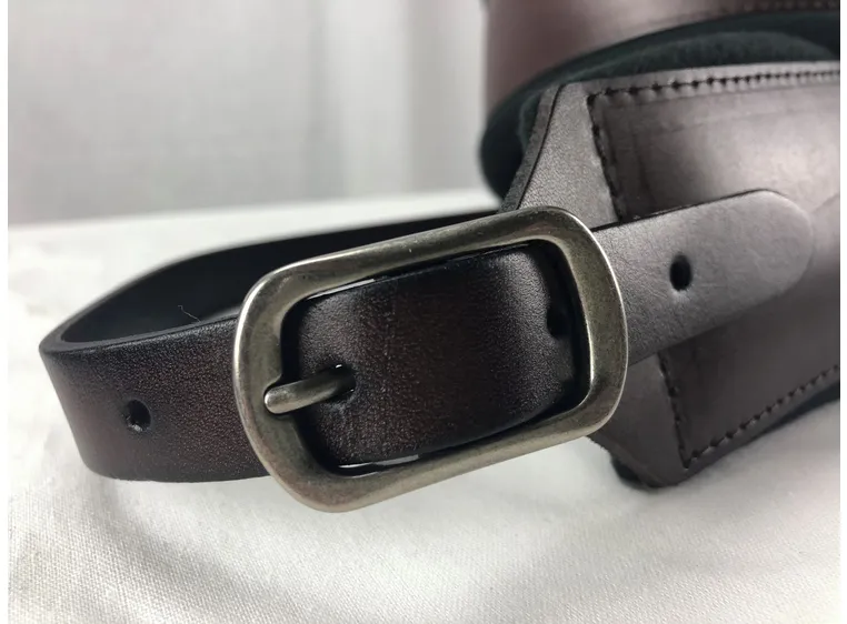 Profile FPB05 Guitar Strap Dark Brown Pro Italian Leather 