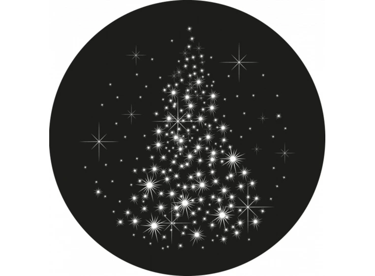 Prolights Gobo xmas Glitter Tree G size, Black and white 