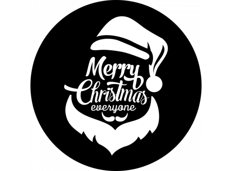Prolights Gobo xmas Santa Greetings 1 G size, Black and white 