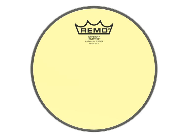 Remo BE-0308-CT-YE Emperor Colortone Yellow Drumhead, 8"