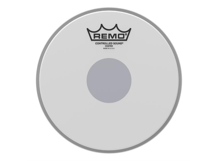 Remo CS-0108-10- Controlled Sound Coated Black Dot Drumhead, Bottom Black Dot, 8"