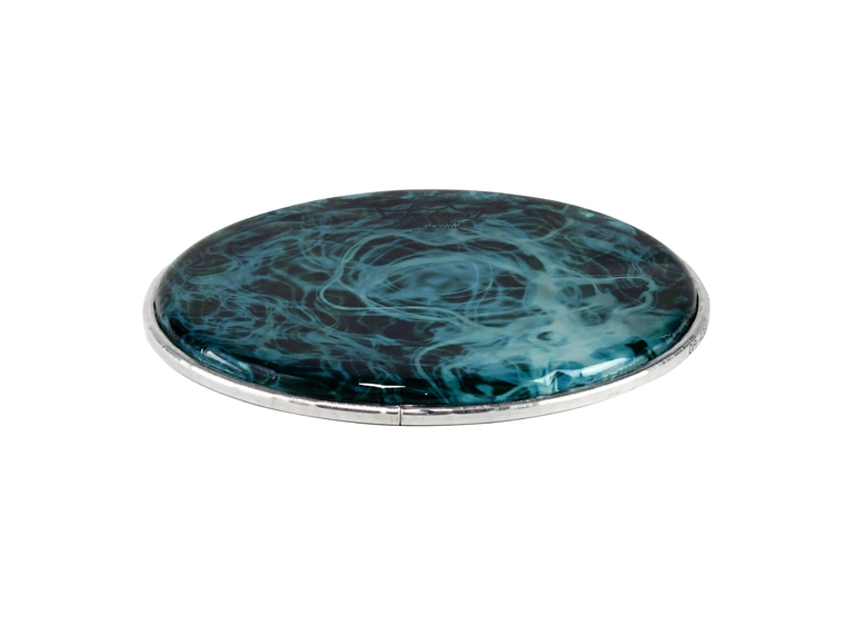 Remo DA-4390-SD-SC018 Dx-Series Skyndeep Clear Tone Doumbek, Turquoise Mist, 9" 