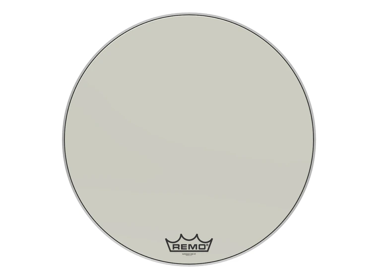 Remo GE-1330-MP- Gleneagles Hazy White Pipe Band Bass Drumhead, 30" 