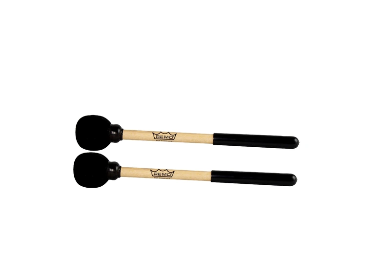 Remo HK-1260-72- Ez Bass Drum Mallet w/Grip - Pair, 14" 