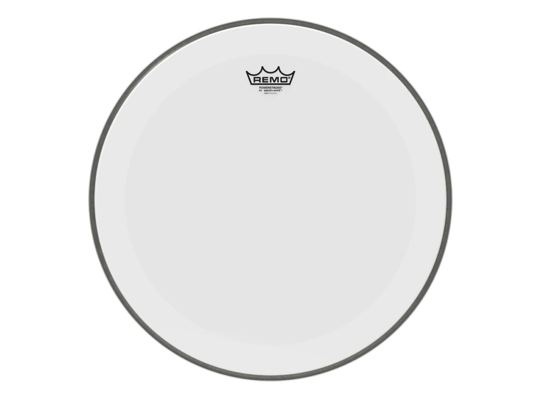 Remo P3-1218-C1- Powerstroke P3 Smooth White No Stripe, Bass Drumhead, 18" 