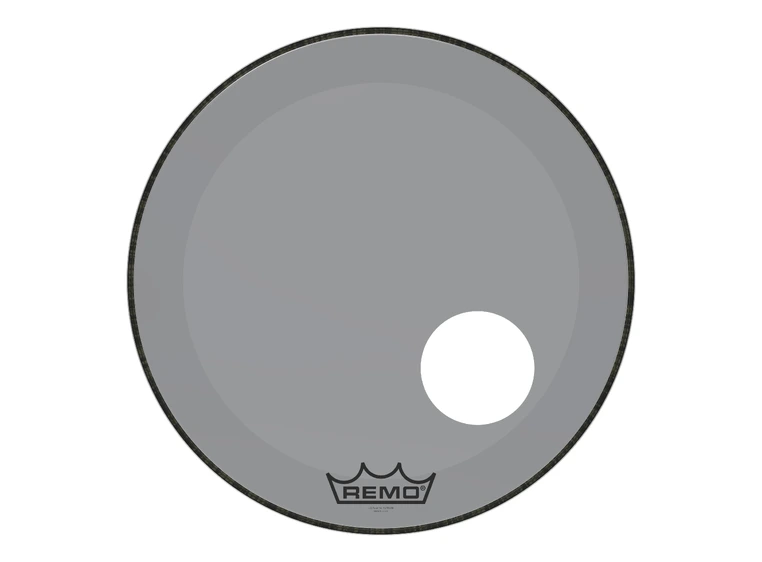 Remo P3-1322-CT-SMOH Powerstroke P3 Colortone Smoke Bass 22",5" Offset Hole 