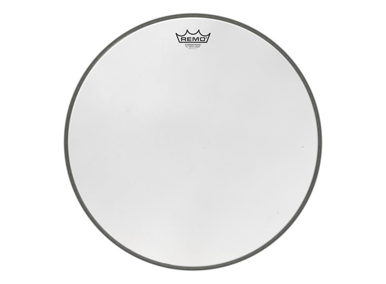 Remo P3-1818-WS- Powerstroke P3 White Suede Bass Drumhead, 18"