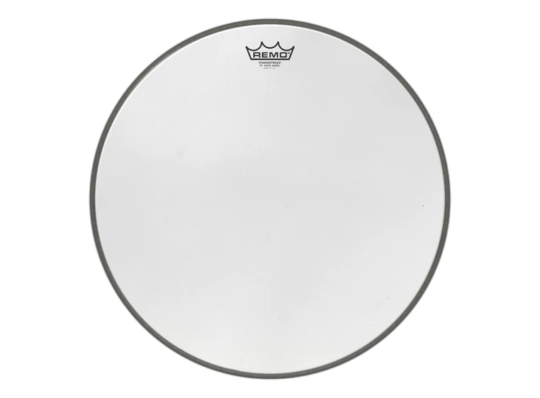 Remo P3-1818-WS- Powerstroke P3 White Suede Bass Drumhead, 18" 