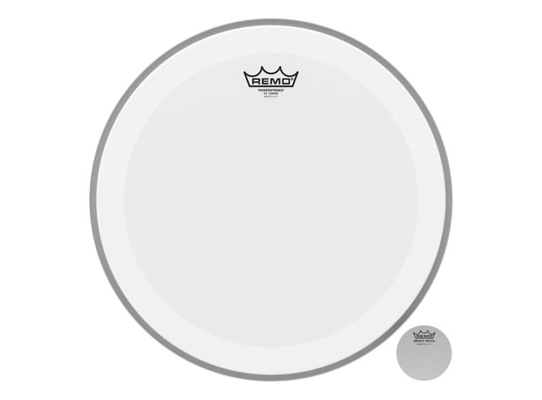 Remo P4-1116-C2- Powerstroke P4 Coated Bass Drumhead, 16"